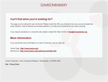 Tablet Screenshot of chooselewis.org